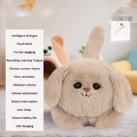 Smart AI Labrador Plush Toy for Girls, Interactive Talking Companion, Emotional Support Stuffed Animal for Sleep and Comfort