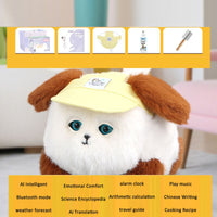 Smart AI Labrador Plush Toy for Girls, Interactive Talking Companion, Emotional Support Stuffed Animal for Sleep and Comfort